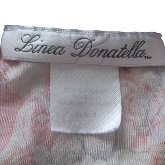 LINEA DONATELLA women's small floral & paisley animal print leopard spot blouse - Picture 5 of 10